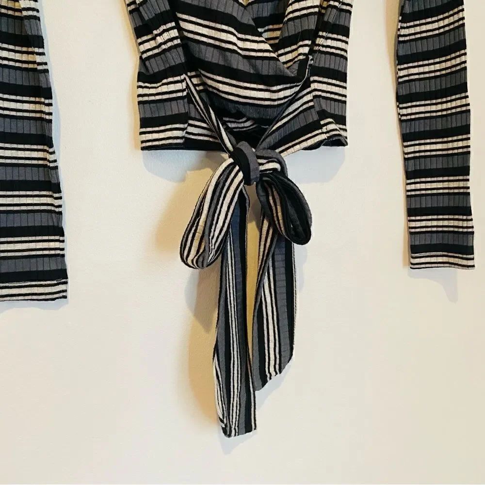 Free People Always With Me Striped Crop Top Size XS - Picture 4 of 6